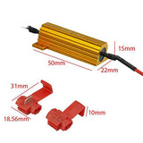 LED Load Resistors - Fix Hyper Flash (2 Pack)