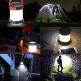 Solar LED Camping Lantern Collapsible & Rainproof