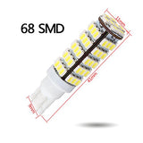 194, 168, T10 LED Bulbs - 68 SMD (2 Pack)