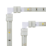 3 Piece RGB 5050 LED Light Strip Corner Connector