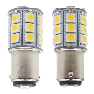 1142 (BA15D) LED Bulbs for RV/Trailer - 27 SMD (2 Pack)