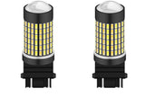 3157 Switchback LED Bulb - Dual Function White/Amber - 120 SMD (2 Pack)
