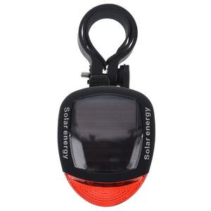 Solar Power Bicycle LED Rear Red Lamp