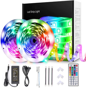 32ft RGB LED Light Strip Kit - Waterproof - Remote Control