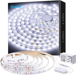 16ft Cool White LED Strip Light Kit - Non-Waterproof -  Dimmable