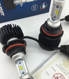 9007 (HB5) Fanless LED Headlight/Fog Light Conversion Kit with Internal Drivers - 6000 Lumen/Set