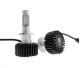 H7 Fanless LED Headlight/Fog Light Conversion Kit with Internal Drivers - 6000 Lumen/Set